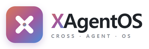 XAgentOS 로고 — Cross, Agent, OS